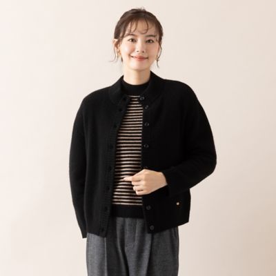 アンサンブル対応／S・Mサイズ】カシミヤ12GGカーディガン