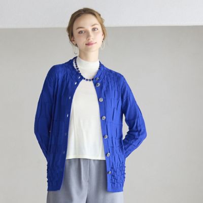 ホールガーメント編地変化カーディガン（73136521） | Liliane