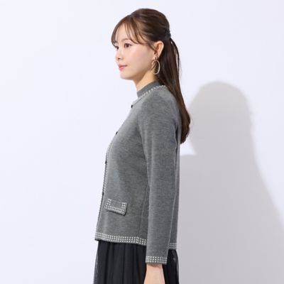 SCAPA ライトグレー セーター アンサンブル　美品♡ SCAPA ライトグレー セーター アンサンブル 美品♡