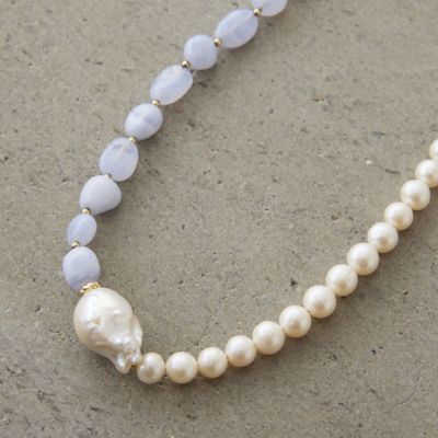 FARRA JEWELRY】天然石×淡水パール×バロックパール 