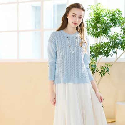 【一部店舗・オンラインショップ限定】シェル水晶　マグネットネックレス（７３１４２５１１）