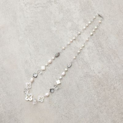 【一部店舗・オンラインショップ限定】シェル水晶　マグネットネックレス（７３１４２５１１）