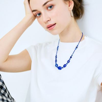 【一部店舗・オンラインショップ限定】ラピスラズリ　マグネットネックレス（７３１４２５１２）