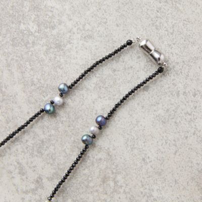 【一部店舗・オンラインショップ限定】淡水パール　ロングマグネットネックレス（７３１４２５１４）
