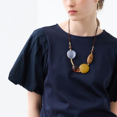 【一部店舗・オンラインショップ限定】サークル×ウッドネックレス（７３１４５４０１）