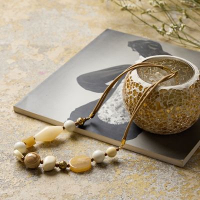 【一部店舗・オンラインショップ限定】ラクトベージュ　ショートネックレス（７３１４５４０２）