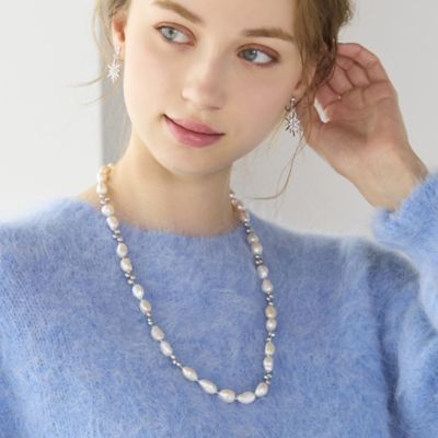 一部店舗・オンラインショップ限定】淡水パールロングマグネット 