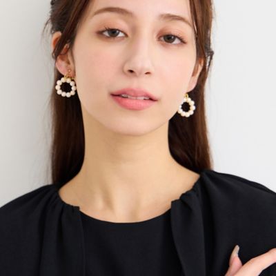 オンラインショップ限定】アコヤパールフープイヤリング