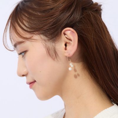 オンラインショップ限定】アコヤパール×淡水パールフックピアス