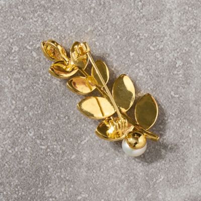 WEB先行販売／一部店舗・オンラインショップ限定】リーフブローチ