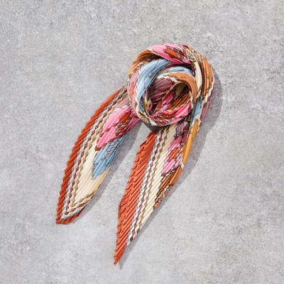 バッグプリント ウォッシャブルプリーツスカーフ（73163601