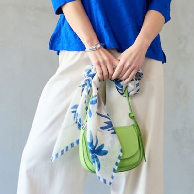 綿100％ヤシの木プリントストール（73163603） | Liliane