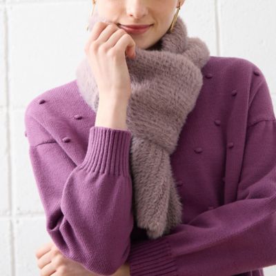ウォームニットストール（73166402） | Liliane Burty Eclat