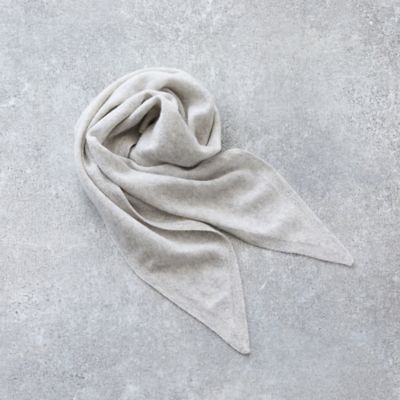 無地カシミヤニットストール（73166502） | Liliane Burty