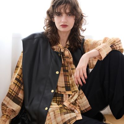 ＜R-ISM(Women) ＞フェイクレザージレ（８１００５５０２）
