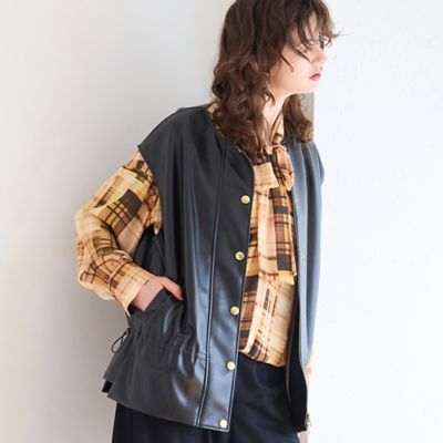 フェイクレザージレ（81005502） | R-ISM(Women) /リズム