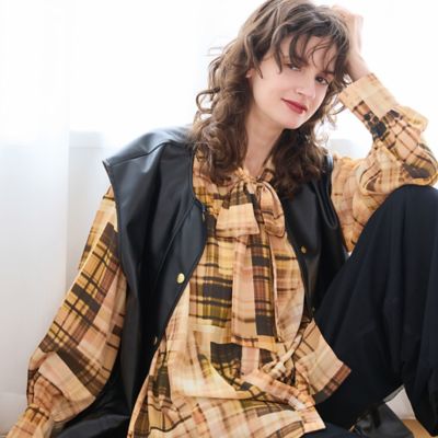 フェイクレザージレ（81005502） | R-ISM(Women) /リズム