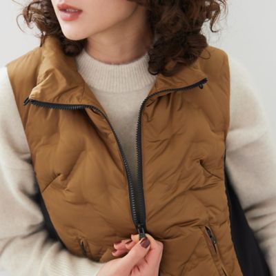 タフタコンビダウンベスト（81006405） | R-ISM(Women