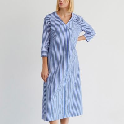＜R-ISM(Women) ＞ストライプＡラインワンピース（８１０１３４０２）