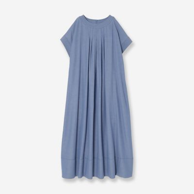 【接触冷感】シャンブレーテントワンピース（８１０１３５１０）