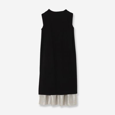 接触冷感・UVカット】シャイニーペチコンビジャージーワンピース