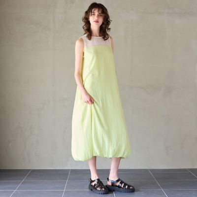R-ISM(Women) /リズム【撥水・接触冷感・速乾・UVカット】バルーンヘムワンピース(81014516) キイロ ワンピース・ドレス【三越伊勢丹/公式】