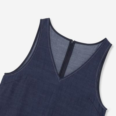 【洗える】デニムジャンパースカート（８１０１４５１７）