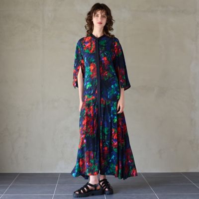 ＜R-ISM(Women) ＞【ＩＭＰＯＲＴ　ＰＲＩＮＴ】プリントシャツワンピース（８１０１５５０２）