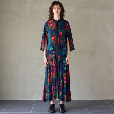 リズム（R_ISM）/【IMPORT PRINT】プリントシャツワンピース IMPORT PRINT】プリントシャツワンピース