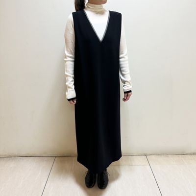 ＜R-ISM(Women) ＞【洗える】Ｖネックジャンパースカート（８１０１６５０６）