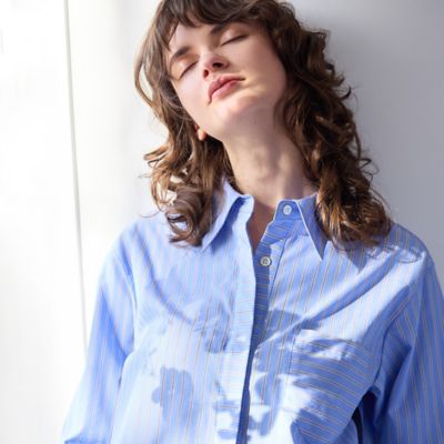 サイドラインストライプシャツ R-ISM｜サイドラインストライプシャツ | Rakuten Fashion(楽天