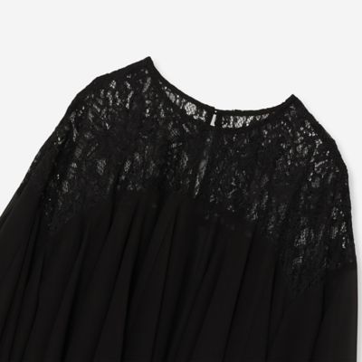 【セットアップ対応】レースコンビケープブラウス（８１０３２５１５）