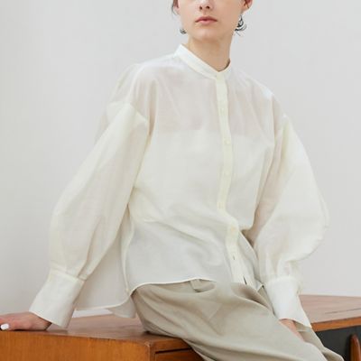 人気✨Blumarine ブルマリン I38 D32 シアー ブラウス シルク Amazon | [miniministore] シアーブラウス バルーンスリーブ