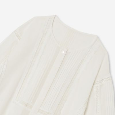 【セットアップ対応】レースコンビブラウス（８１０３３５２４）