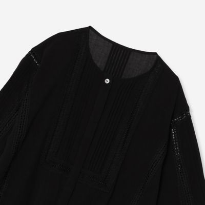 【セットアップ対応】レースコンビブラウス（８１０３３５２４）
