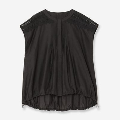 ＜R-ISM(Women) ＞レースコンビバルーンブラウス（８１０３３５２６）