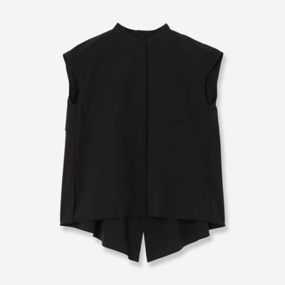＜R-ISM(Women) ＞【セットアップ対応】【撥水加工・接触冷感】バックフリルイージーブラウス（８１０３４５２９）