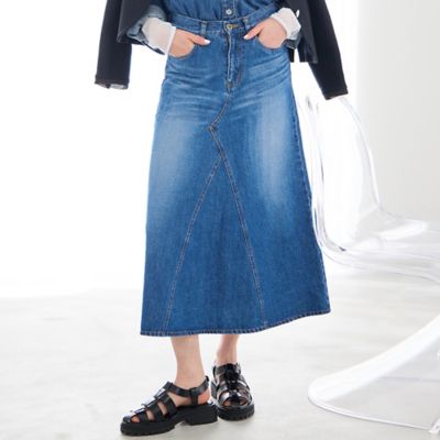 デニムフレアスカート /Denim Flare Skirt | FICTION TOKYO O
