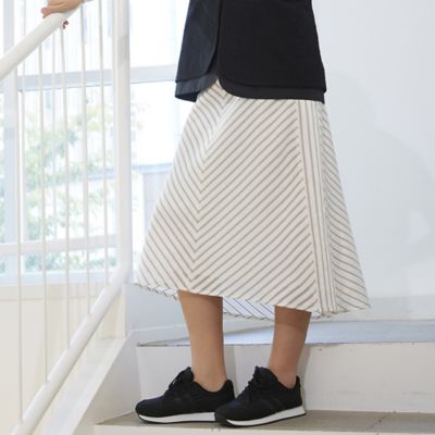＜R-ISM(Women) ＞シアーストライプスカート（８１０４３４０３）