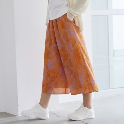 ＜R-ISM(Women) ＞フラワープリントキュロットスカート（８１０４３４０８）