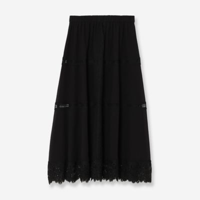 【セットアップ対応】レースコンビスカート（８１０４３５１５）