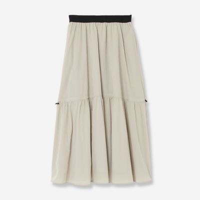 R-ISM(Women) /リズム イージーフレアスカート(81044519) ベージュ ロングスカート【三越伊勢丹/公式】