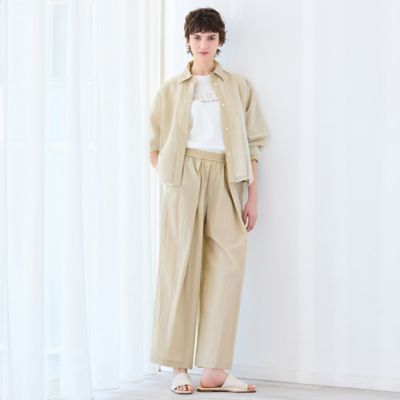 ＜R-ISM(Women) ＞【セットアップ対応・接触冷感・Ｓ／Ｍ／Ｌサイズ】ストレッチワイドパンツ（８１０５２６０７）