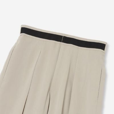 【接触冷感】レーヨンブレンドワイドパンツ（８１０５３５１０）