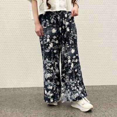 【セットアップ対応】フラワーガーデンワイドパンツ（８１０５３５１１）