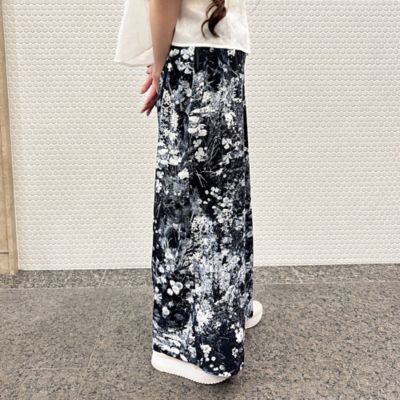 【セットアップ対応】フラワーガーデンワイドパンツ（８１０５３５１１）