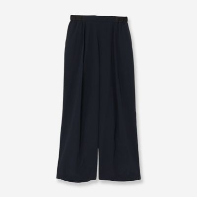 【撥水加工】タックワイドパンツ（８１０５３５１２）