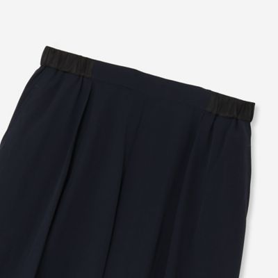 【撥水加工】タックワイドパンツ（８１０５３５１２）