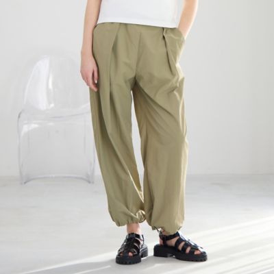 ＜R-ISM(Women) ＞【撥水加工】タックワイドパンツ（８１０５３５１２）