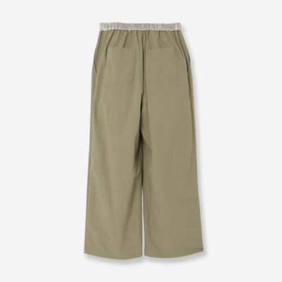 【撥水加工】タックワイドパンツ（８１０５３５１２）